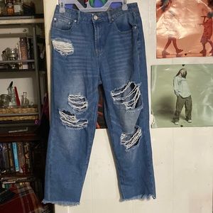 Blue baggy jeans from forever 21, size 2B